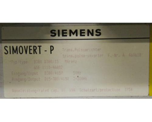 Frequenzumrichter von SIEMENS – SIMOVERT-P 6SE 1110-4AA02 - Bild 6