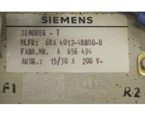 Stromrichter SIMOREG-T von SIEMENS – 6RA4012-4BB00-0 - Bild 6