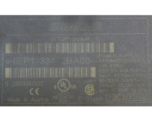 Stromversorgung von Siemens – Sitop Power 10 6EP1 334-2BA00 - Bild 10
