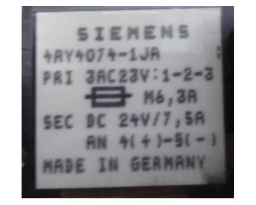 Trafo Stromversorgung von Siemens – 4AV4074-1JA - Bild 5