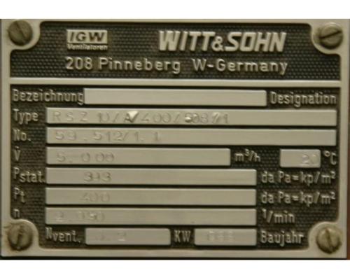 Staubabsauggebläse 15 kW von Witt & Sohn – RSZ10/A/400/508/1 - Bild 6