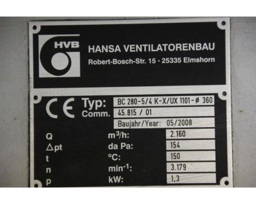 Druckgebläse von HVB – BC 280-5/4K-X/UX 1101 - Bild 8