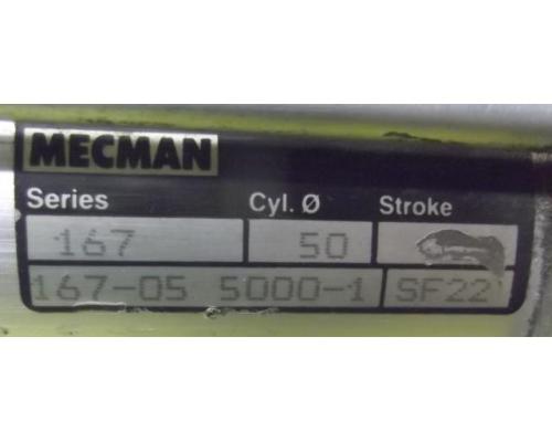 Pneumatikzylinder von Mecman – 167-05 5000-1 Hub 370mm - Bild 4