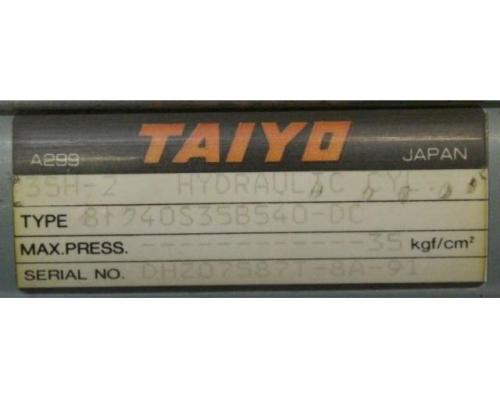 Hydraulikzylinder von Taiyo – Hub 530 mm 8F040S35B540-DC - Bild 4