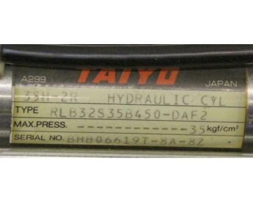 Hydraulikzylinder Hub 440 mm von Taiyo – Hub 440 mm RLB32S35B450-DAF2 - Bild 4