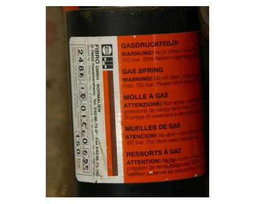 Stossdämpfer Gasdruckfeder von Fibro – 2480.10.01500.025 - Bild 3