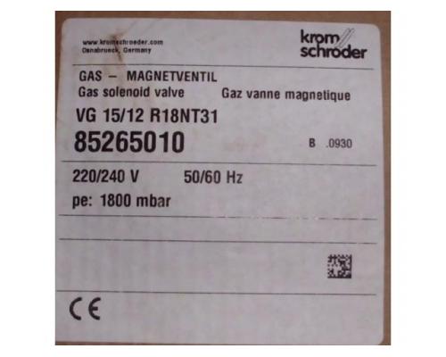 Gas Magnetventil von Kromschröder – VG15/12 R18NT31 - Bild 3