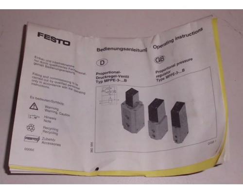 Proportional-Druckregel-Wegeventile von Festo – MPPE-3-1/2-6-010B - Bild 3