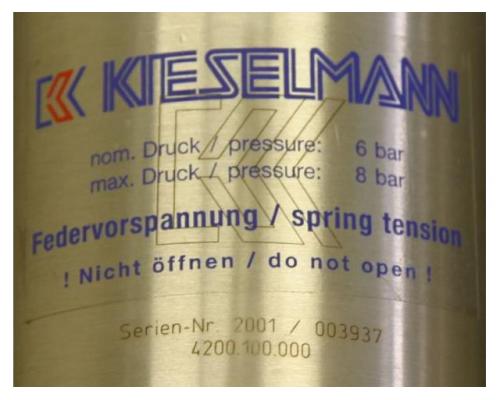 Scheibenventil DN65 von Kieselmann – pneumatischer Antrieb - Bild 5