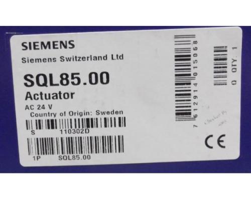 Stellantrieb für Ventile, elektromotorisch von Siemens – SQL85.00 - Bild 9