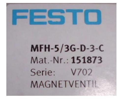 Magnetventil von Festo – MFH-5/3G-D-3-C - Bild 3