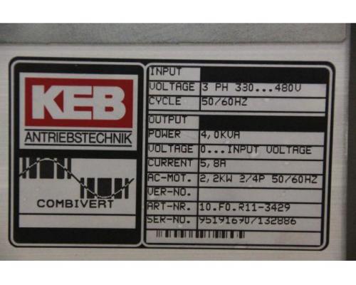 Frequenzumrichter 2,2 kW von KEB – 10.FO.R11-3429 - Bild 4
