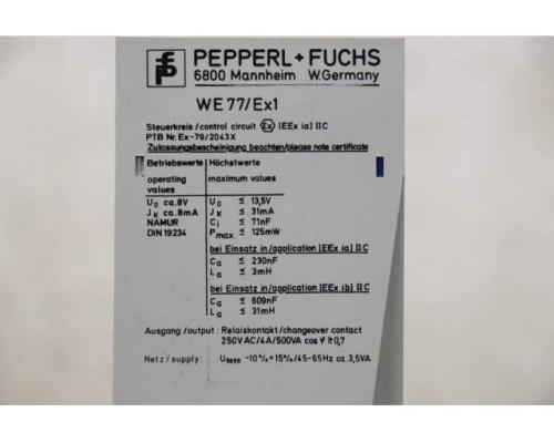 Schaltverstärker von Pepperl+Fuchs – WE77/Ex1 01544 S - Bild 5