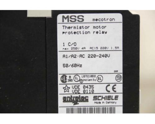 Motorschutzrelais von Schiele – MSS mecotron 2.430.801.11 - Bild 5