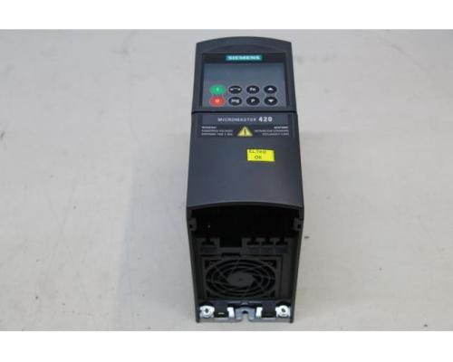 Frequenzumrichter 0,75 kW von Siemens – Micromaster 420 6SE6420-2UD17-5AA1 - Bild 2