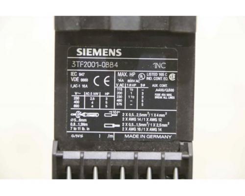 Schütz von Siemens – 3TF2001-OBB4 - Bild 4