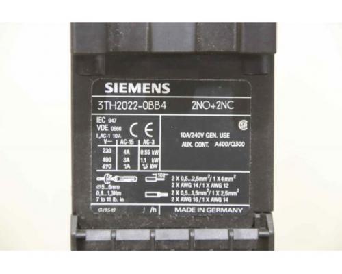Hifsschütz von Siemens – 3TH2022-OBB4 - Bild 4