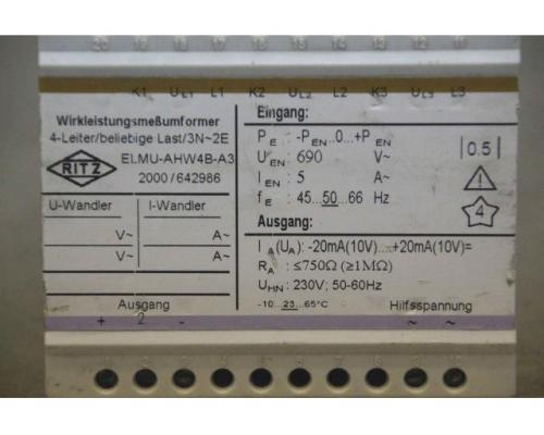 Messumformer von Ritz – ELMU-AHW4B-A3 - Bild 4