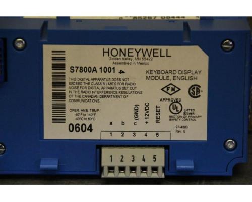 Bedienteil von Honeywell – S7800A1001 - Bild 4