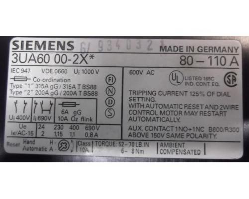 Motorschutzrelais von Siemens – 3UA60 00-2X - Bild 4