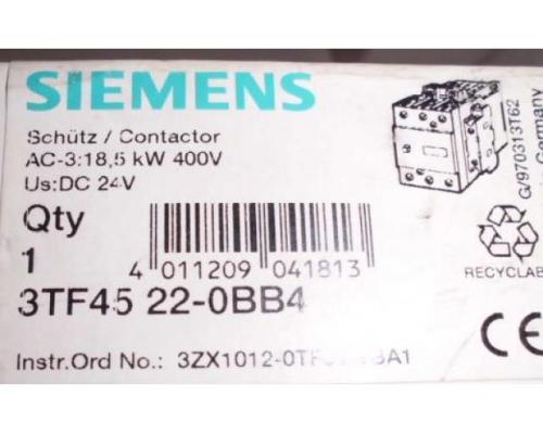 Schütz von Siemens – 3TF45 22-0BB4 - Bild 4