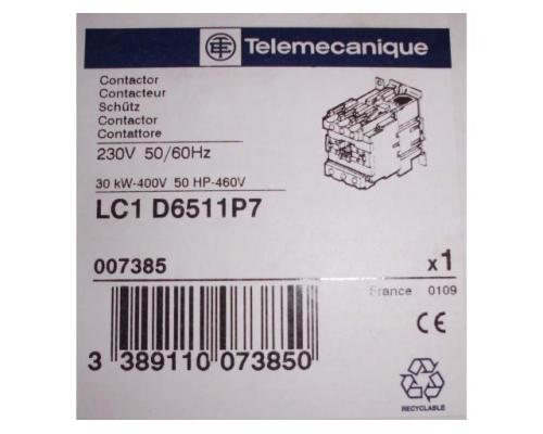 Schütz von Telemecanique – LC1 D6511P7 - Bild 4