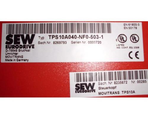 Frequenzumrichter von SEW Eurodrive – TPS 10A040-NFO-503-1 - Bild 3