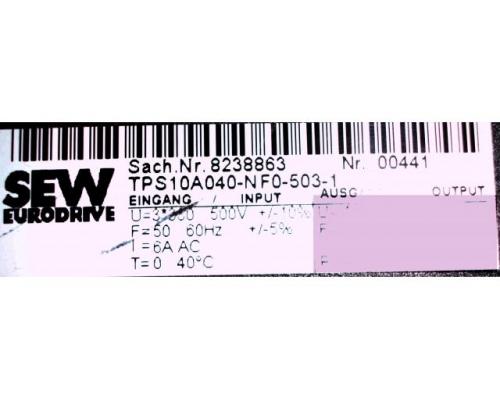 Frequenzumrichter von SEW Eurodrive – TPS 10A040-NFO-503-1 - Bild 4