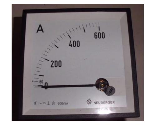 Ampermeter von Neuberger – VQE 96 600/5A - Bild 4