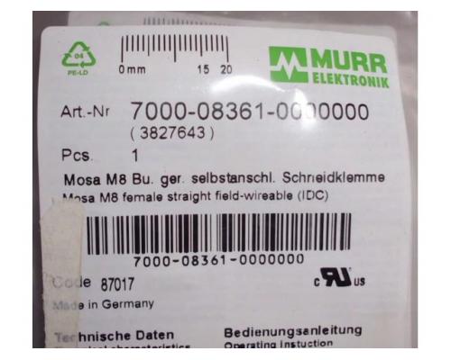 Stecker + Buchse von Murr Elektronik – Verschiedene Typen - Bild 5