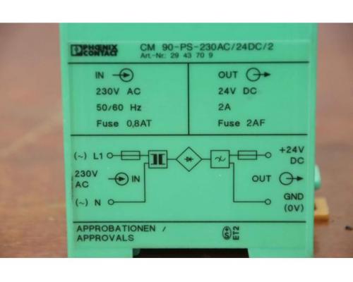 Netzteil Stromversorgung von Phoenix Contact – CM 90-PS-230AC/24DC/2 - Bild 11