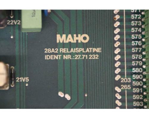 Relaisplatine Steuerkarte von MAHO – 28A2 27.71 232 MH 800C - Bild 5