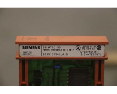 Memory Submodule von Siemens – 6ES5 375-1LA15 - Bild 4