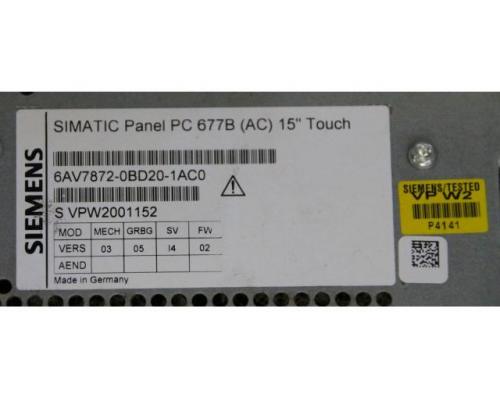 Simatic Panel PC 677B von Siemens – 6AV7872-0BD20-1AC0 - Bild 7