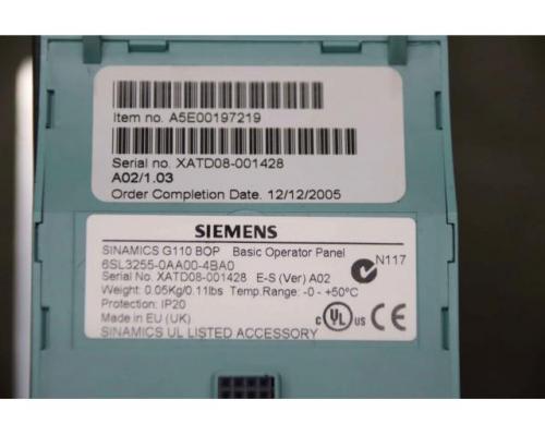 Servoregler von Siemens – 6SL3211-OAB17-5UA1 6SL3255-OAOO-4BAO - Bild 6