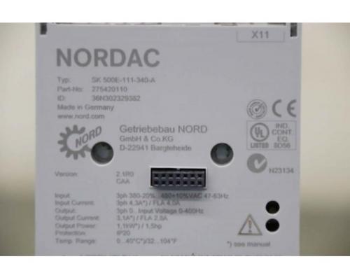 Frequenzumrichter 1,1 kW von Nord – SK500E-111-340-A - Bild 6