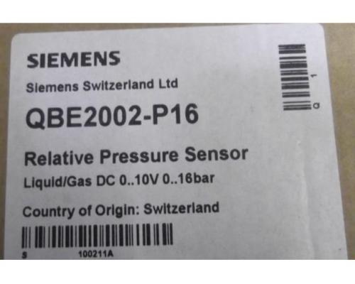 Drucksensor von Siemens – QBBE2002-P16 - Bild 3