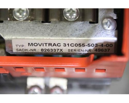 Frequenzumrichter 5,5 kW von SEW Eurodrive – Movitrac 31C055-503-4-00 - Bild 7