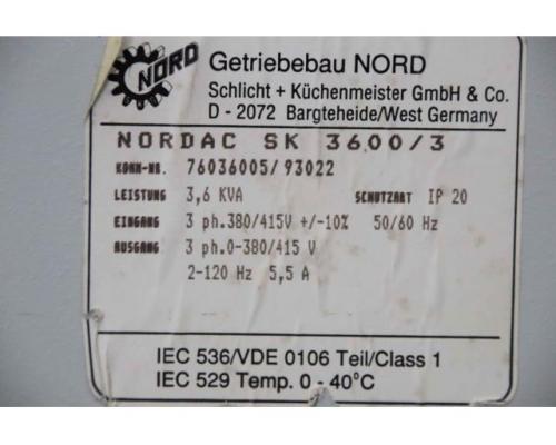 Frequenzumrichter 2,2 kW von Nord – SK3600/3 - Bild 4