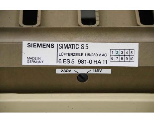 Lüfterzeile von Siemens Demag – 6ES5 981-0 HA 11 Simatic S 5 - Bild 4