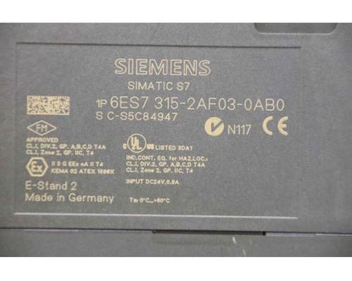 Kompakt CPU von Siemens – 6ES7 315-2AF03-OABO - Bild 4