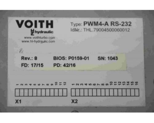 Steuergerät von Voith Uldrian – PWM4-A RS-332 P0159-01 - Bild 4