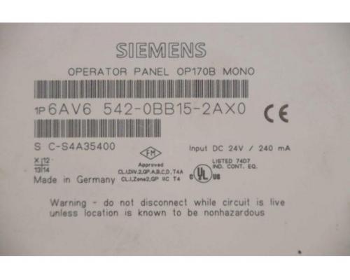 Bedienteil Operator Panel OP20/240-8 von Siemens – 6AV6 542-OBB15-2AXO - Bild 8