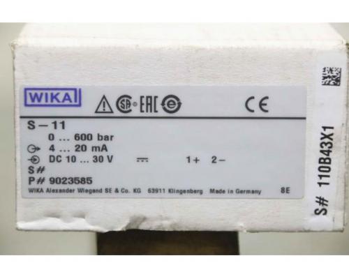 Drucksensor 0 – 600 bar von WIKA – S-11 - Bild 5