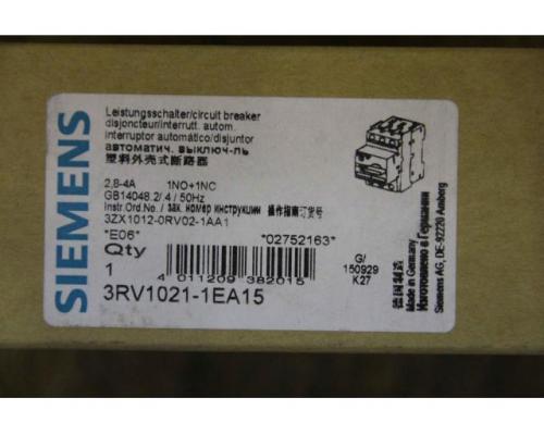 Leistungsschalter von Siemens – 3RV1021-1EA15 - Bild 5