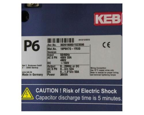 Frequenzumrichter 22 kW von KEB – 19P6H7G-YRXO - Bild 10
