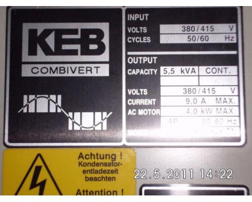 Frequenzumrichter 4 kW von KEB – 12.56.300/038508 - Bild 4