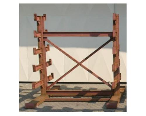 Kragarmregal von Stahl – 2,1 m Regal Hoehe 2,17 m - Bild 4