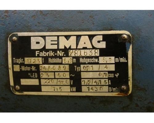 Elektroseilzug 1125 kg von Demag – 0,71/4 - Bild 9