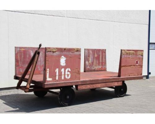 Schwerlast-Transportwagen 4000 kg von unbekannt – 3500/1450/H645 mm - Bild 1